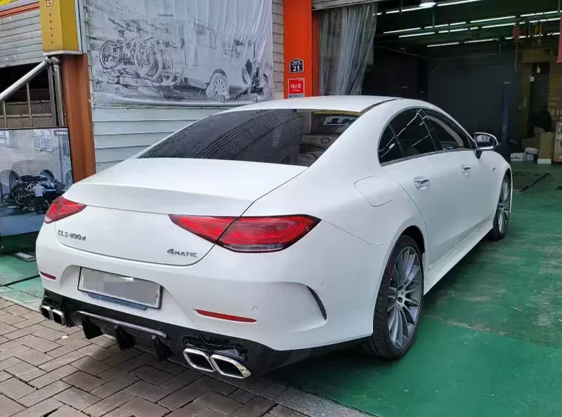 CAR Exhaust Pipes Exhaust Tip CLS C257 CLS63  REAR DIFFUSER for C257 CLS