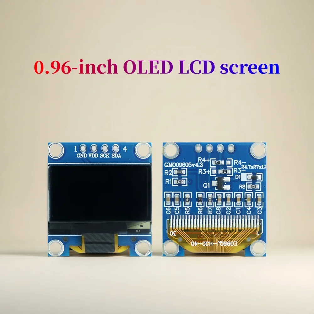 0.96-inch blue, white, yellow-blue dual-color IIC communication small OLED display module