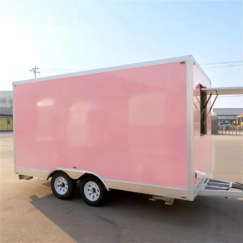 Professional Mobile Cuisine Cart Food Truck Trailer Street Dining Van Snack Vending Service Package Hot Slae
