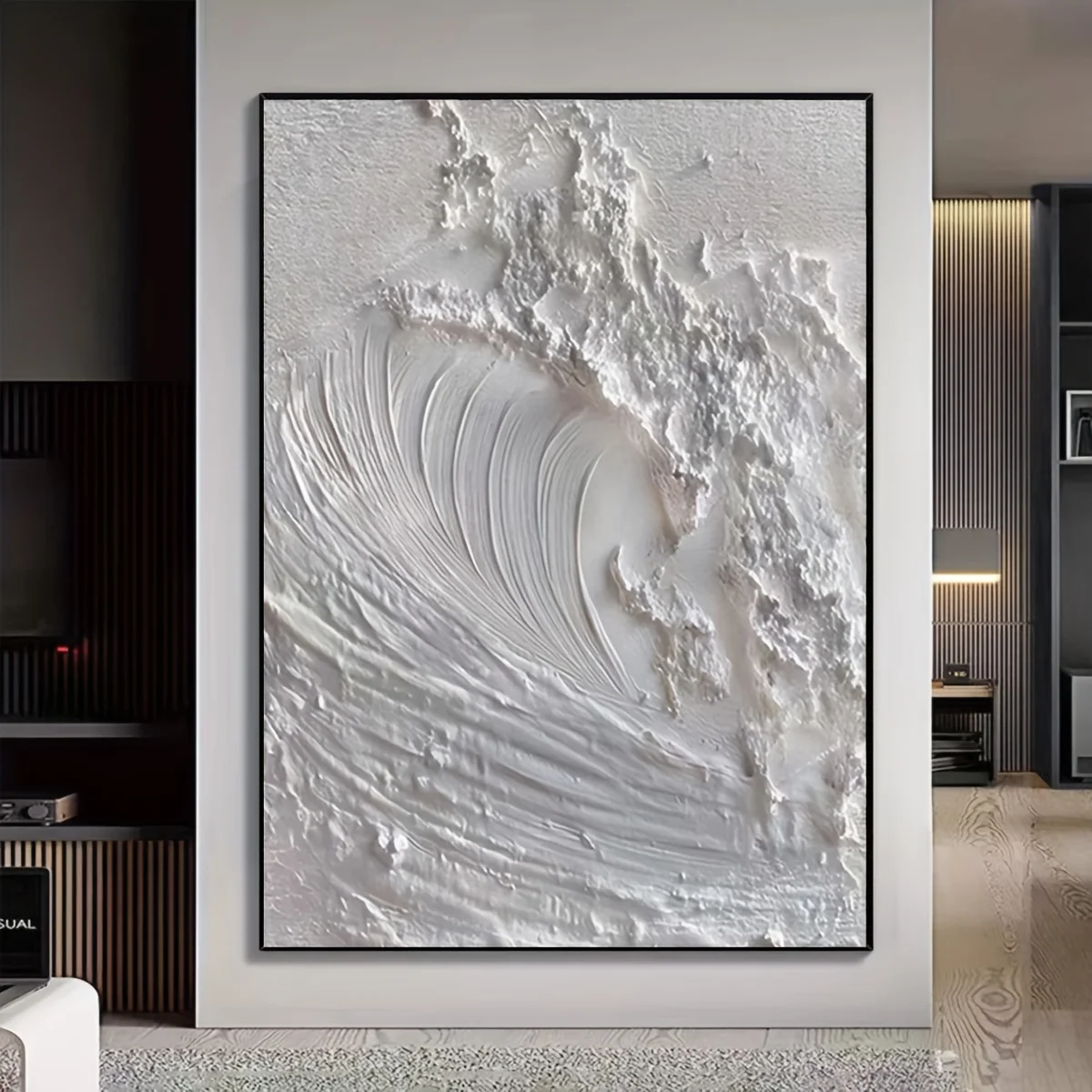 Wave Beach Wall Art Handmade Canvas Painting For Living Room Modern Office Home Decoration Abstract Texture Decorative Sheets W