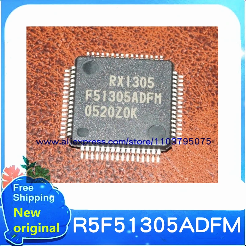 

5PCS/LOT F51305ADFM R5F51305ADFM LFQFP64 100% New original stock