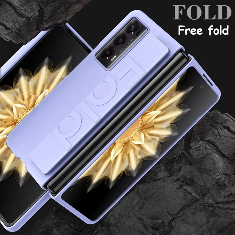 Luxury Wrist Hand Strap Case For Honor Magic V2 Protective Cover Fold Phone Fundas Coque Capa