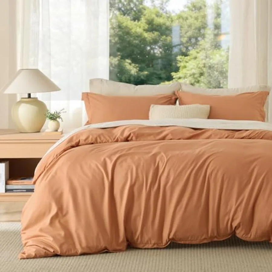 

Duvet Cover Full Size - Soft Double Brushed Bedding Set for and Adults, Zipper Closure, 3 Pieces, Includes 1 Duvet Cover 80"x90