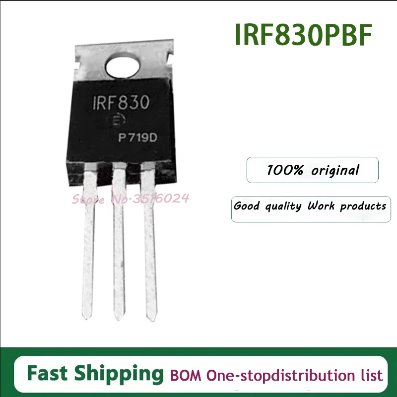 

50PCS 100% Real Original New Imported IRF530N IRF530NPBF IRF630N IRF630NPBF IRF730PBF IRF730 IRF830 IRF830PBF TO-220