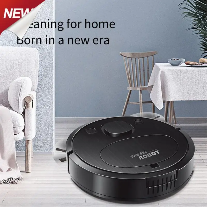 Charging Mute Three-in-one Robot Vacuum Cleaner Wireless Mini Body Sweeping Robot Household Intelligent Vacuum Cleaner Cleaning