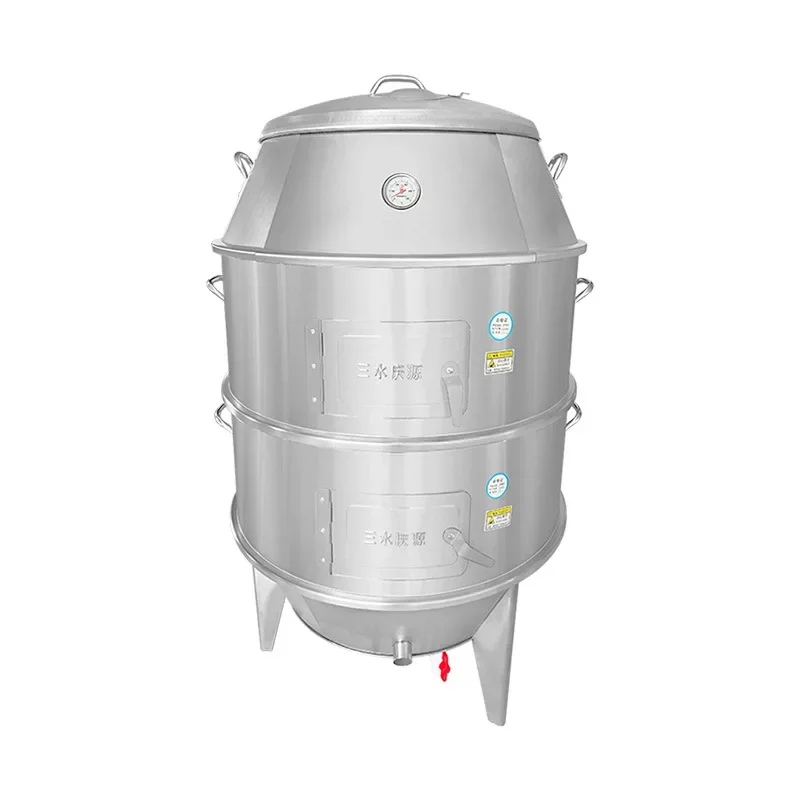 Stainless steel thickened thermal insulation gas carbon dual-purpose roast duck roast chicken stove
