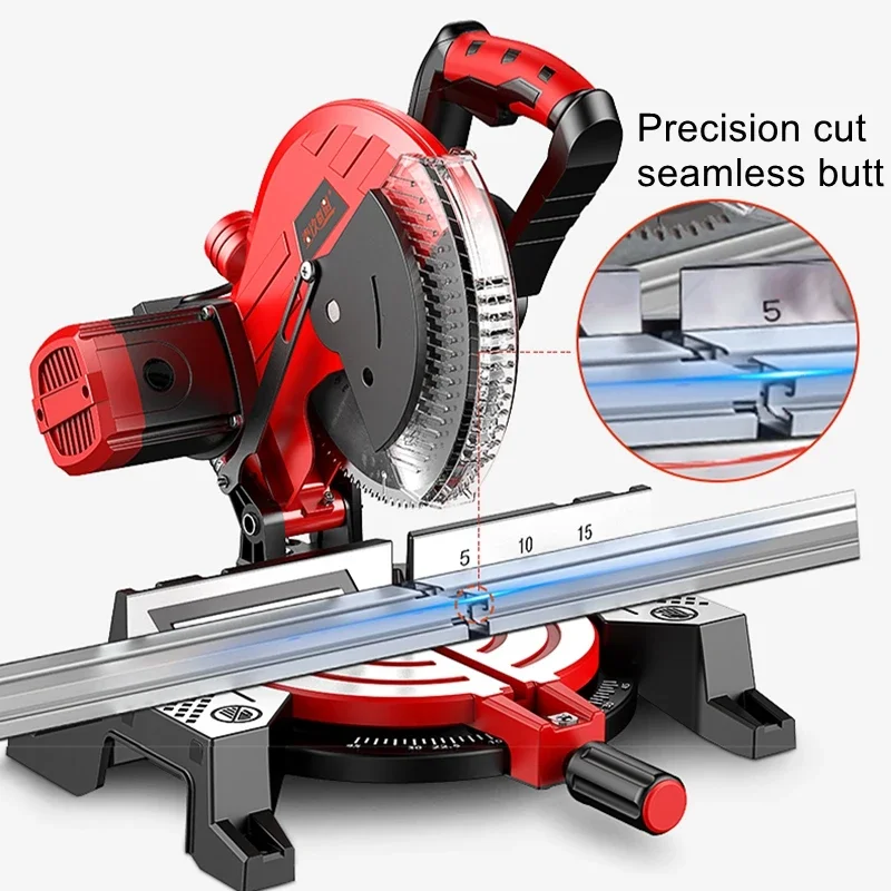 1800W aluminum sawing machine 10 inch 45 degree angle aluminum alloy cutting machine 12 inch wood small angle cutting machine