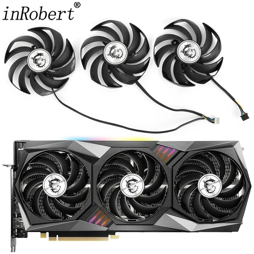 90MM PLD09210S12HH Cooler Fan For MSI Radeon RX 6800 6900 XT GeForce RTX 3060 3070 3080 3090 Ti GAMING Graphics Card Fans