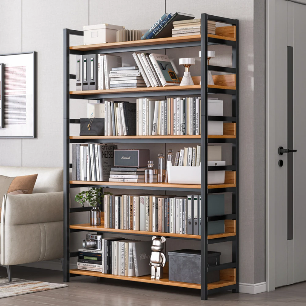 Living Room Corner Bookshelf Storage Rack Modern Furniture Household Bookcase Metal Office Display Shelf Kitchen Organize Shelfs