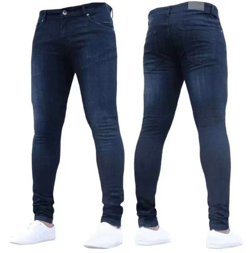 Bay Independent Station Leggings ajustados para hombre, pantalones vaqueros populares en Europa y América