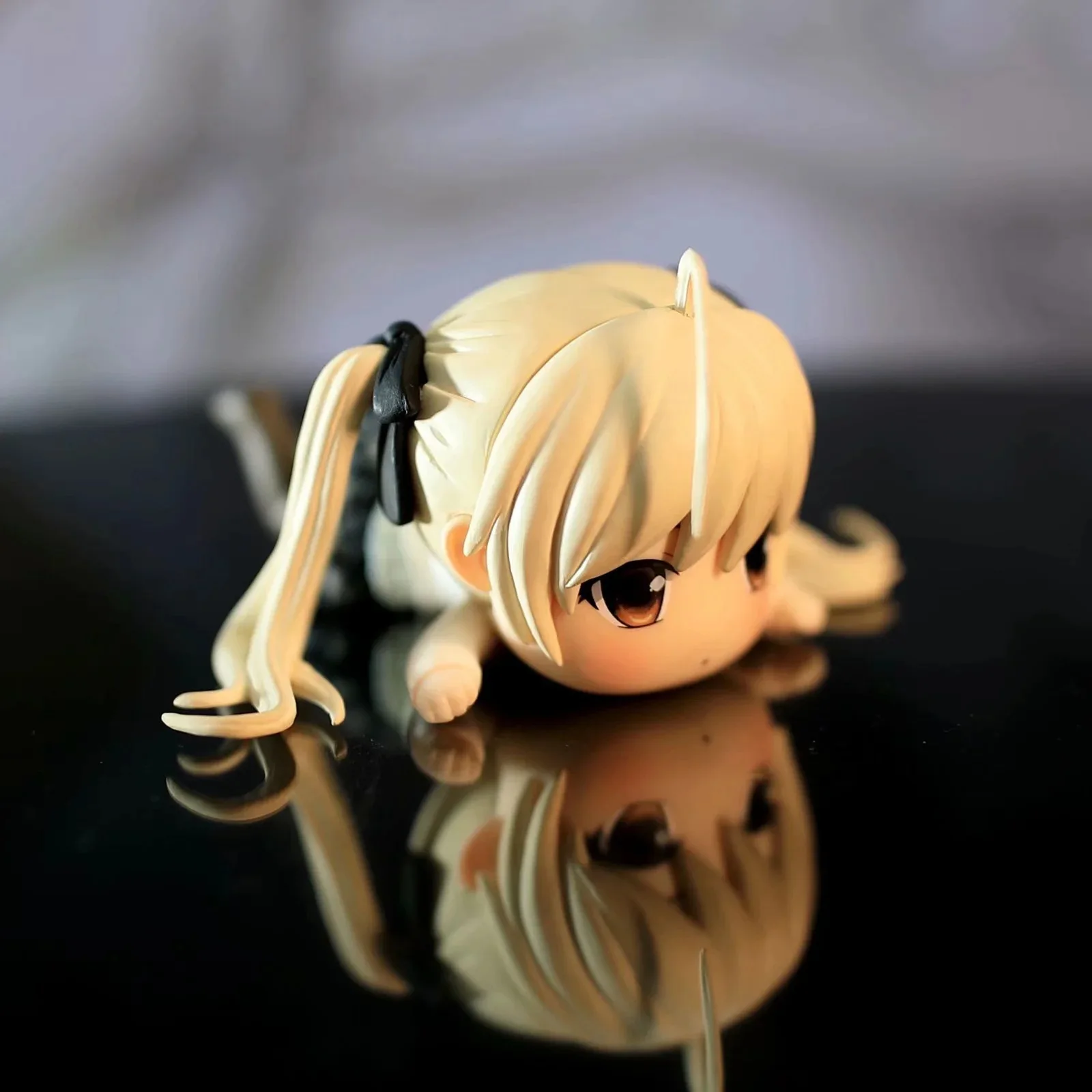 Anime Yosuga no Sora Kasugano Sora Lying Ver. Girls PVC Action Figure Model Car decoration Toys 3cm