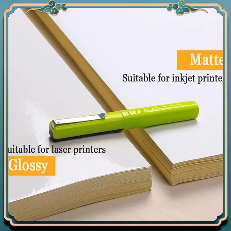 ABJG-150 枚 A4 ホワイト自己粘着防水ステッカーラベル光沢のある表面紙レーザーインクジェットプリンタコピー機
