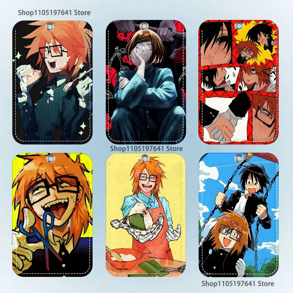 

R-Rnfren Randal Luther Nyon Holder Keychain For Bank Business Work Card Holder Student Card Protective Case Bus Card