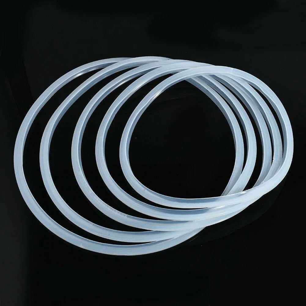 

18 20 22 24cm Pressure Cookers White Silicone Rubber Gasket Sealing Ring Pressure Cooker Seal Ring Kitchen Cooking Tools