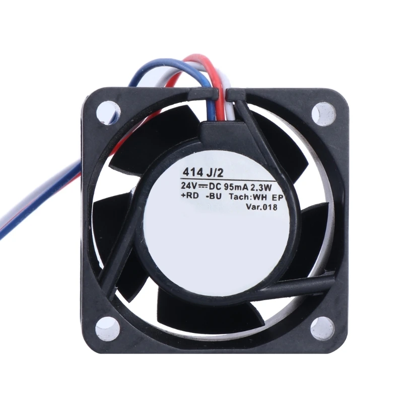 CPU Coolers 414J/2 4x4x2.5 24V 95mA 2.3W 3Pin 4cm Inverters Fan for Inverters Fan