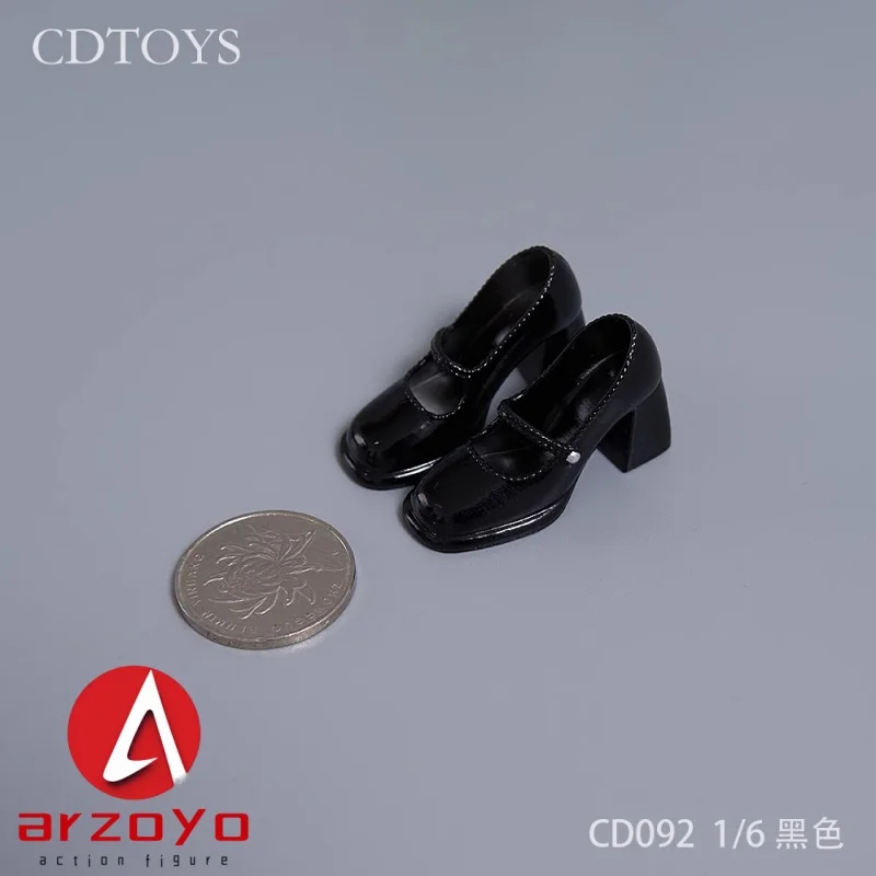 CDTOYS CD092 093 1/6 1/12 مقياس ريترو JK أحذية من الجلد نموذج ل 12 ''6'' أنثى الجندي عمل الشكل الجسم