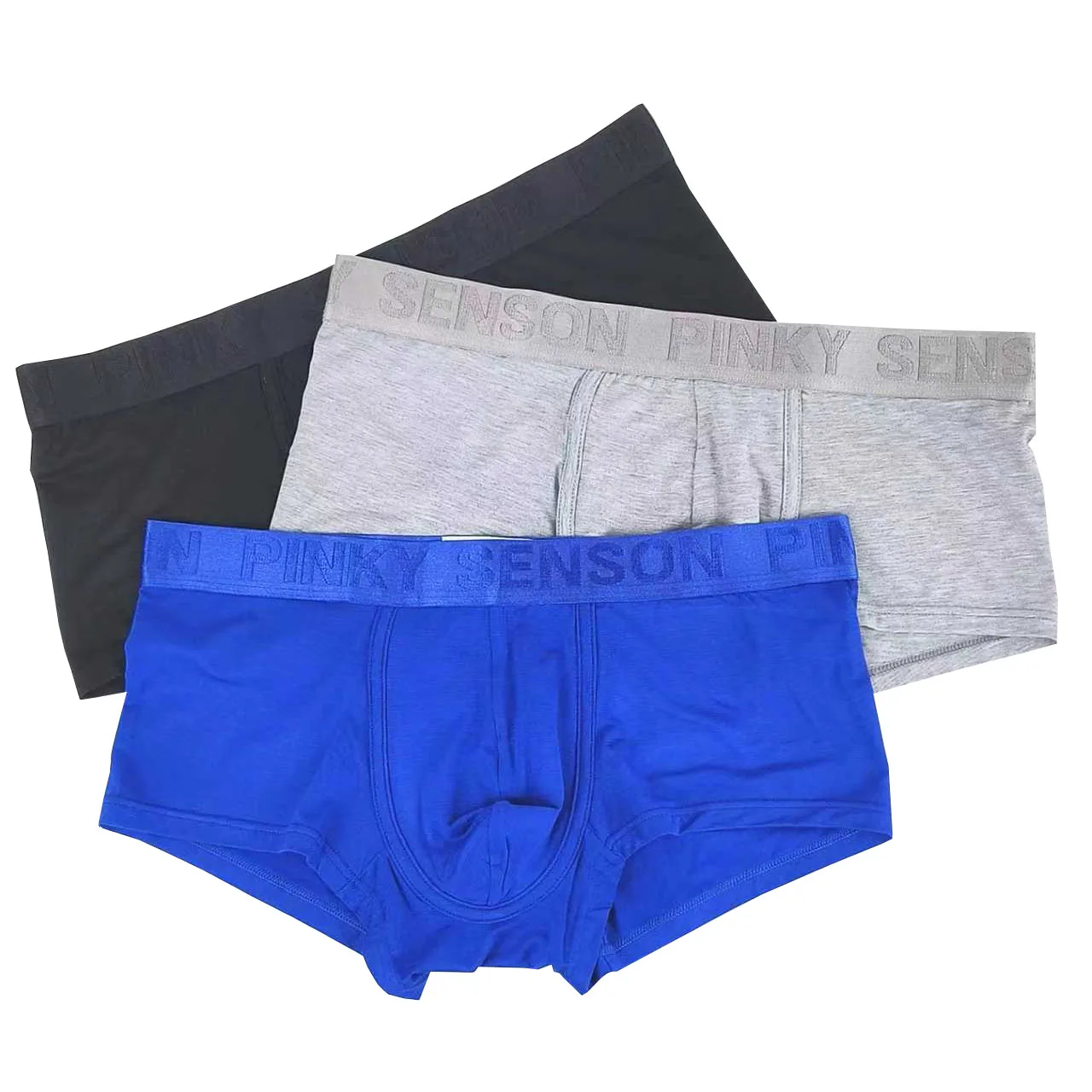 

3-Piece Men's Modal Boxers | 95% Modal + 5% Spandex, Breathable & Skin-Friendly Like Cloud Touch, Snug Fit Without Tightness
