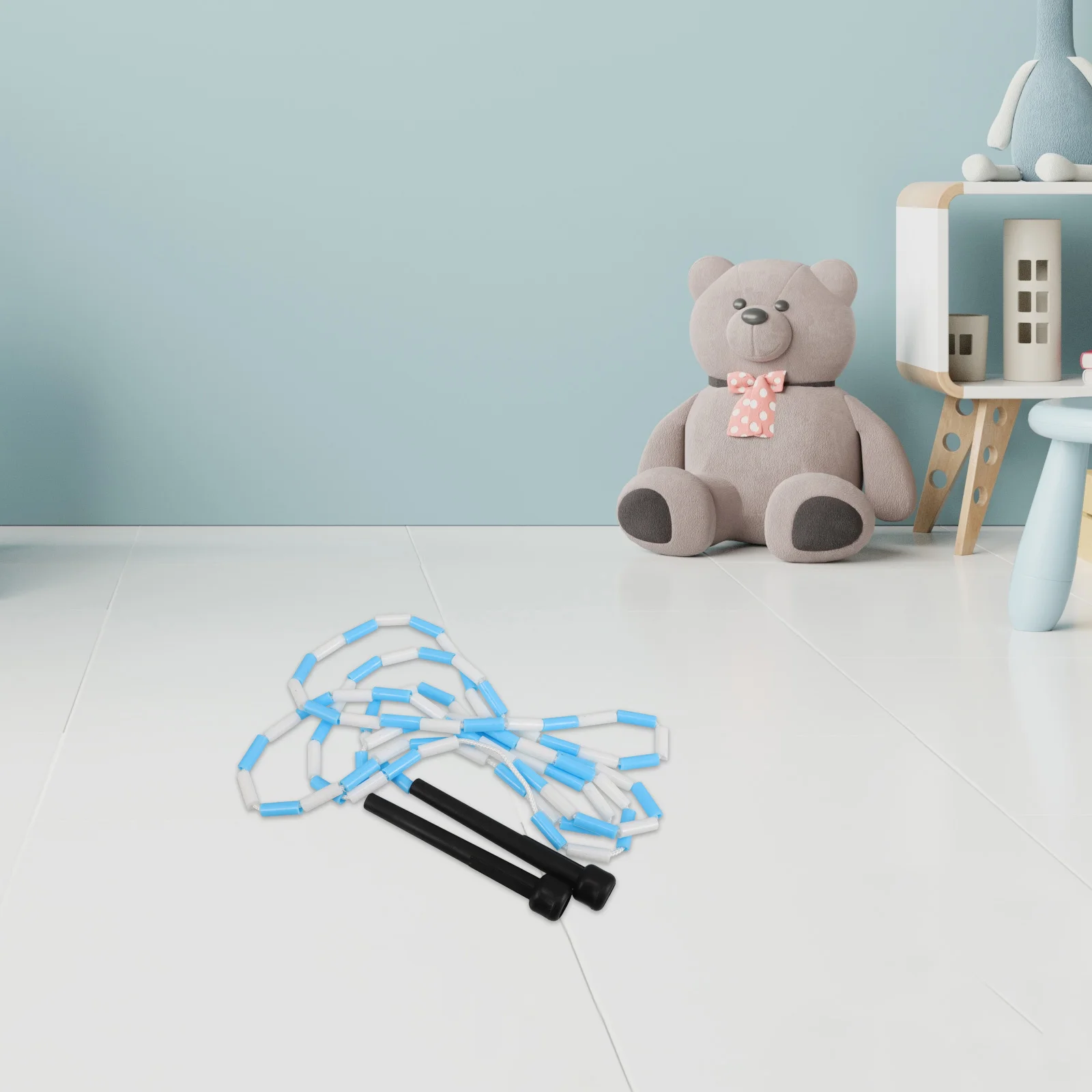 

Bamboo Beaded Jump Rope for Preschool Rhythm Training Fitness Exercise Colorful Skipping Rope Gymnastics Outdoor