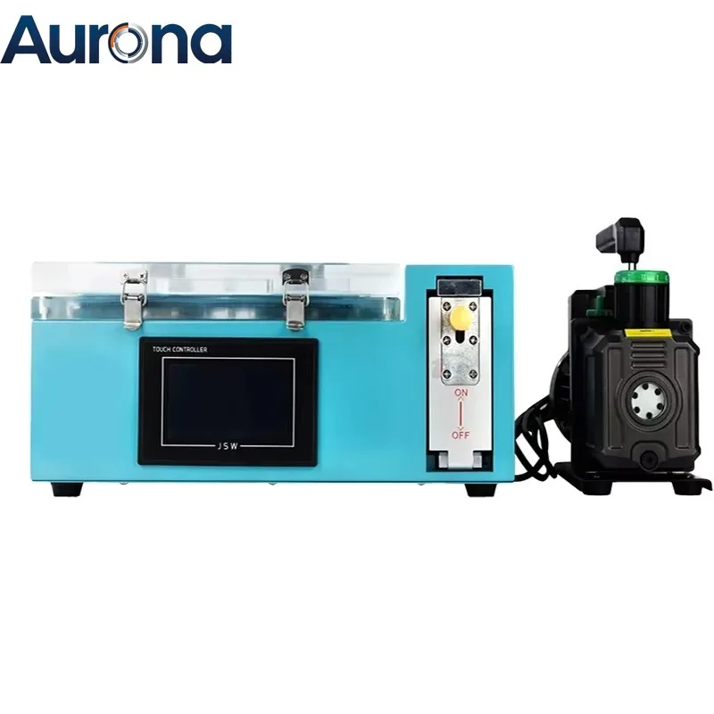 【Industrial】3 IN 1 LCD Screen Laminating Machine Bubble Remover Vacuum Pump For IPhone Watch Flat/Curved Screen Lamination Air B