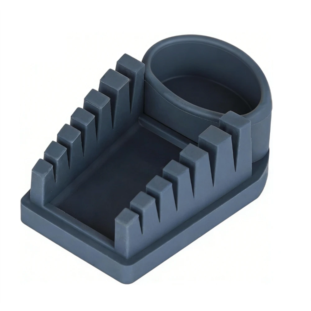 A84E-Silicone Soldering Wire Holder 6 Grooves, Storage Tray, Helping Hands Soldering Wire Welding Fixture