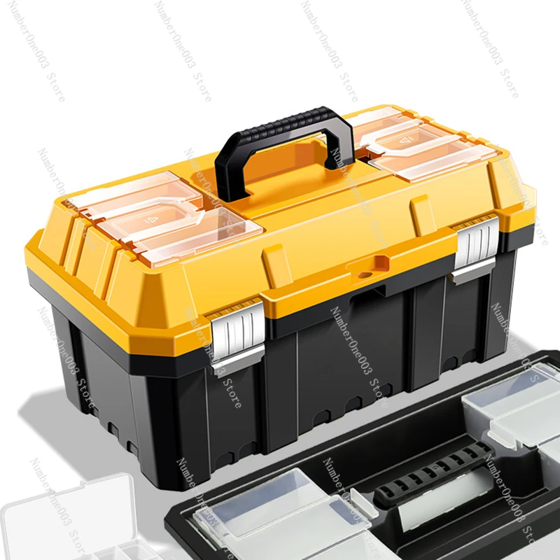 Portable Empty Hard Plastic Protective Case Shockproof Waterproof Safety Storage Box Professional Electrician Tool Box