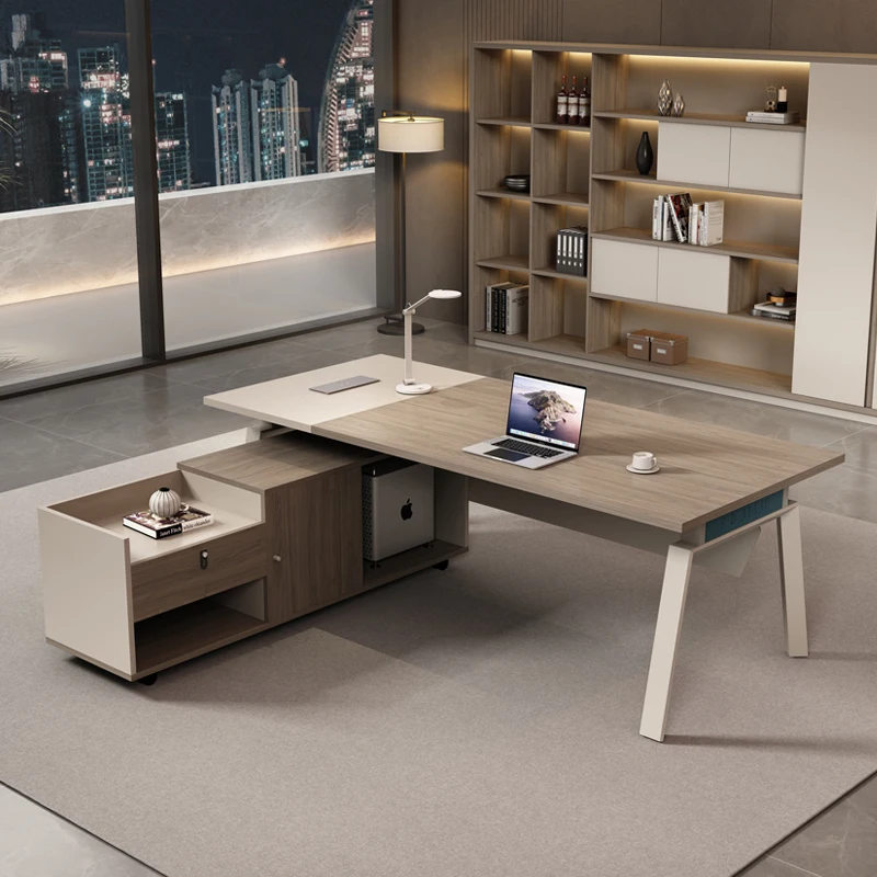 Bureaux de bureau Vintage uniques, tiroirs d'angle simples et solides, bureaux de bureau modernes et bon marché, Table de Station de travail de luxe