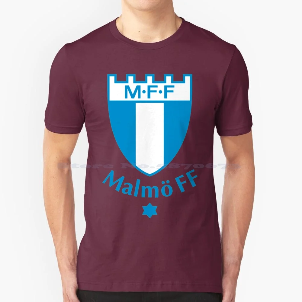 Malmo Logo T Shirt 100% Cotton Tee Malmo Logo