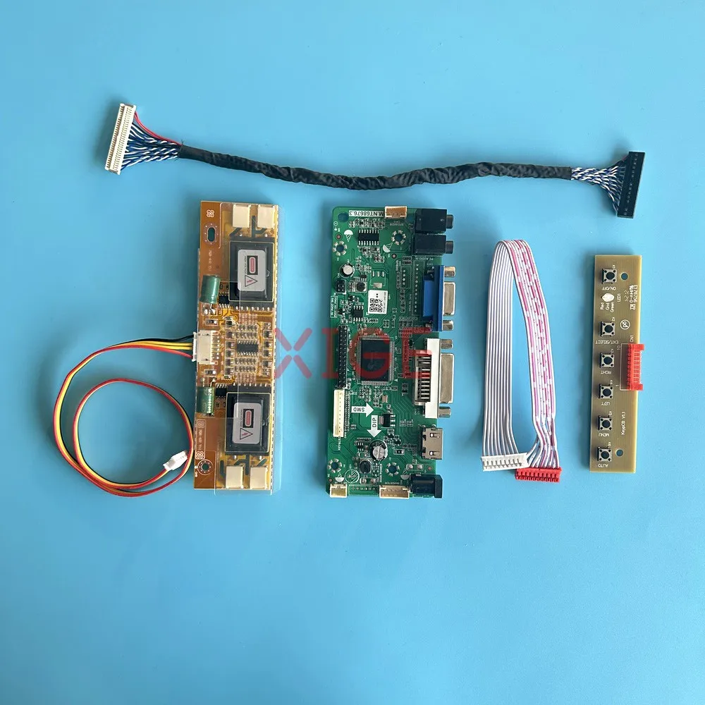 

For M170EU01 M170EN04 M170EN05 M170EN06 LCD Driver Controller Board VGA DVI 30Pin LVDS HDMI-Compatible 1280*1024 Panel Kit 4CCFL