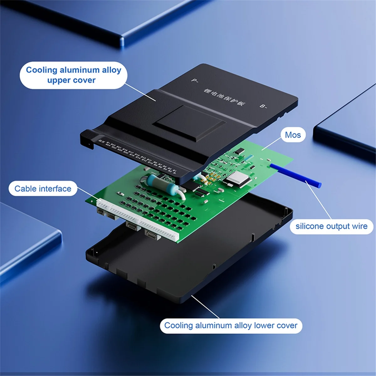 Smart JK BMS B2A8S20P with BT CAN RS485 8S 24v 200A Lifepo4 Li-Ion LTO Battery 3S-8S 2A Active Balance JK BMS(B)