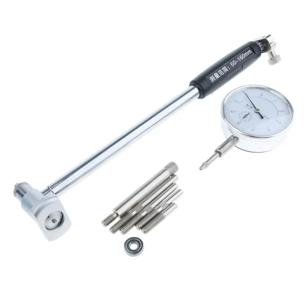 Mechanical Dial Indicator High Resolution Internal Bore Gauge Tool Stainless Steel for Machining Work
