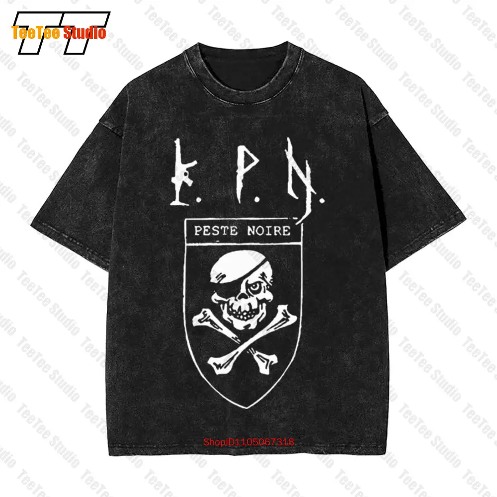 Peste Noire French National Socialist Black Metal Band Logo Essential Oversized T-Shirt IWFU