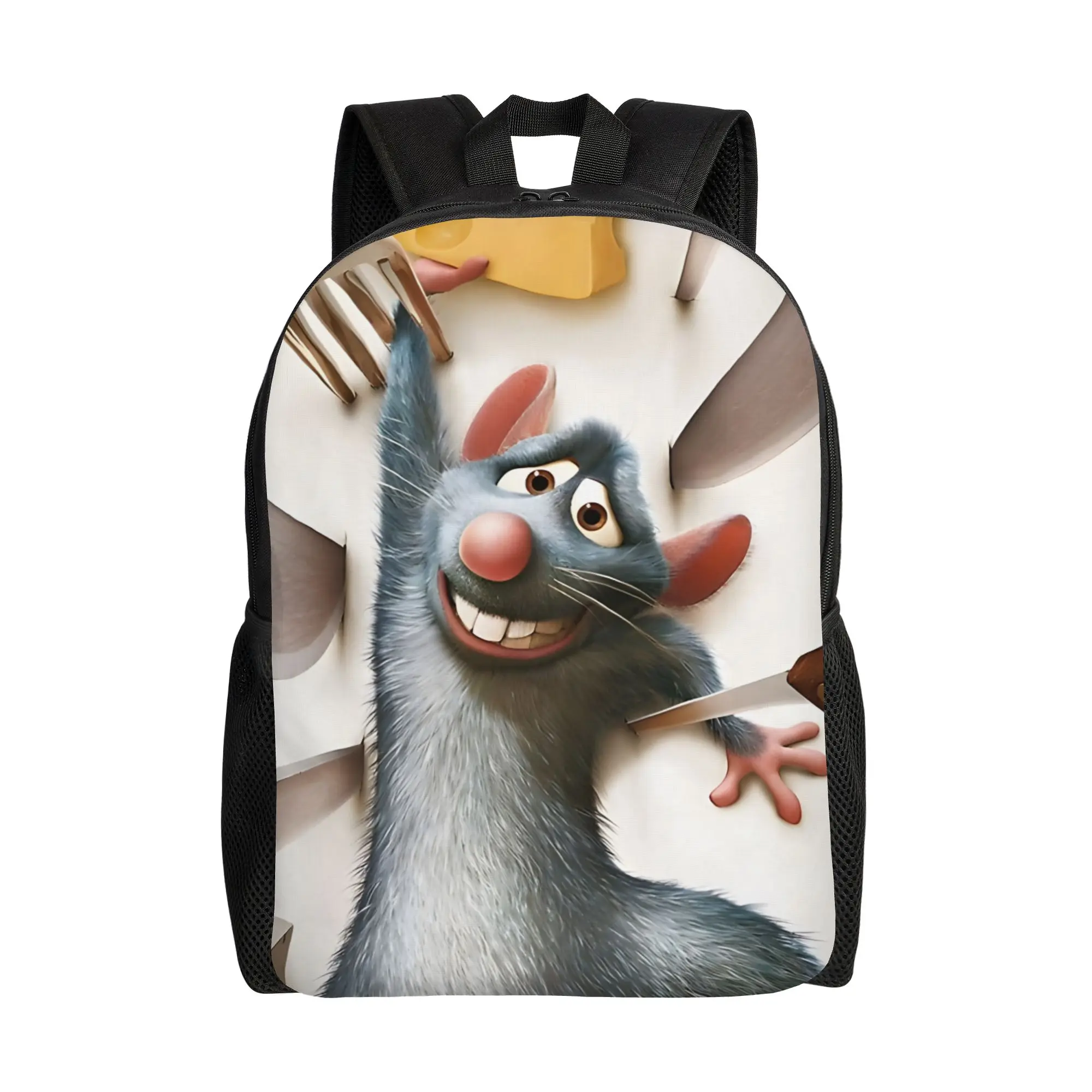 

1Piece Disney Remy Ratatouille Bookbag Zipper Closure Ratatouille Backpack New Term Starts