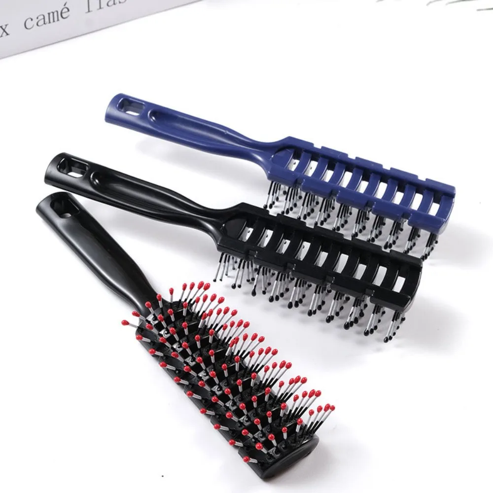 

Professional Detangling Vent Brush Anti-static Plastic Curling Hairbrush Hair Styling Durable Massage Ribs Hair Comb Men/Women