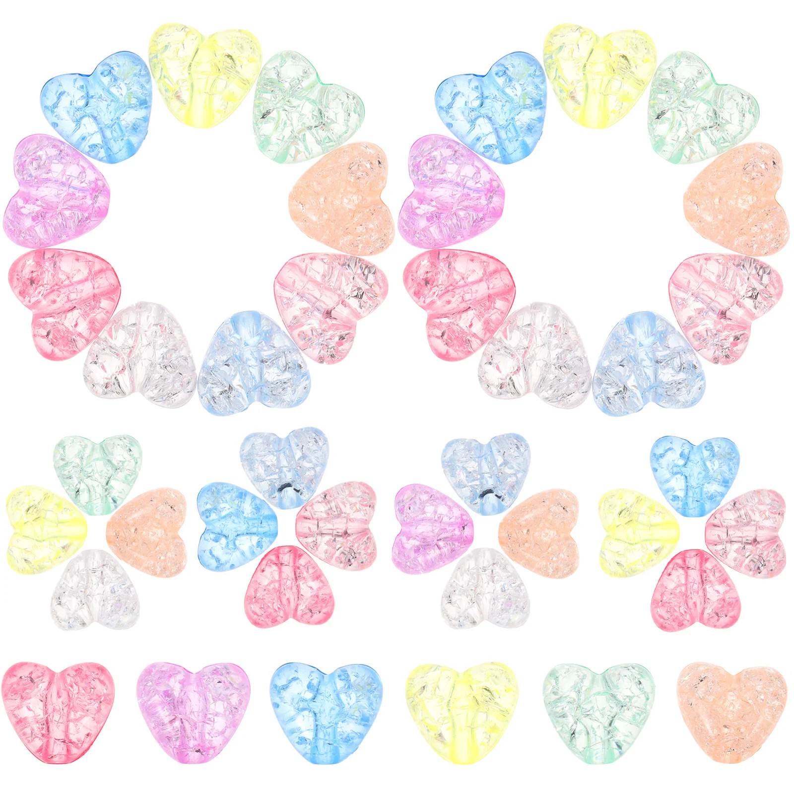 

Diy Acrylic Hearts Ornaments Vase Fillers For Centerpieces Table Scatter Decor Heart Shape Beads Wedding Crystals Jewelry