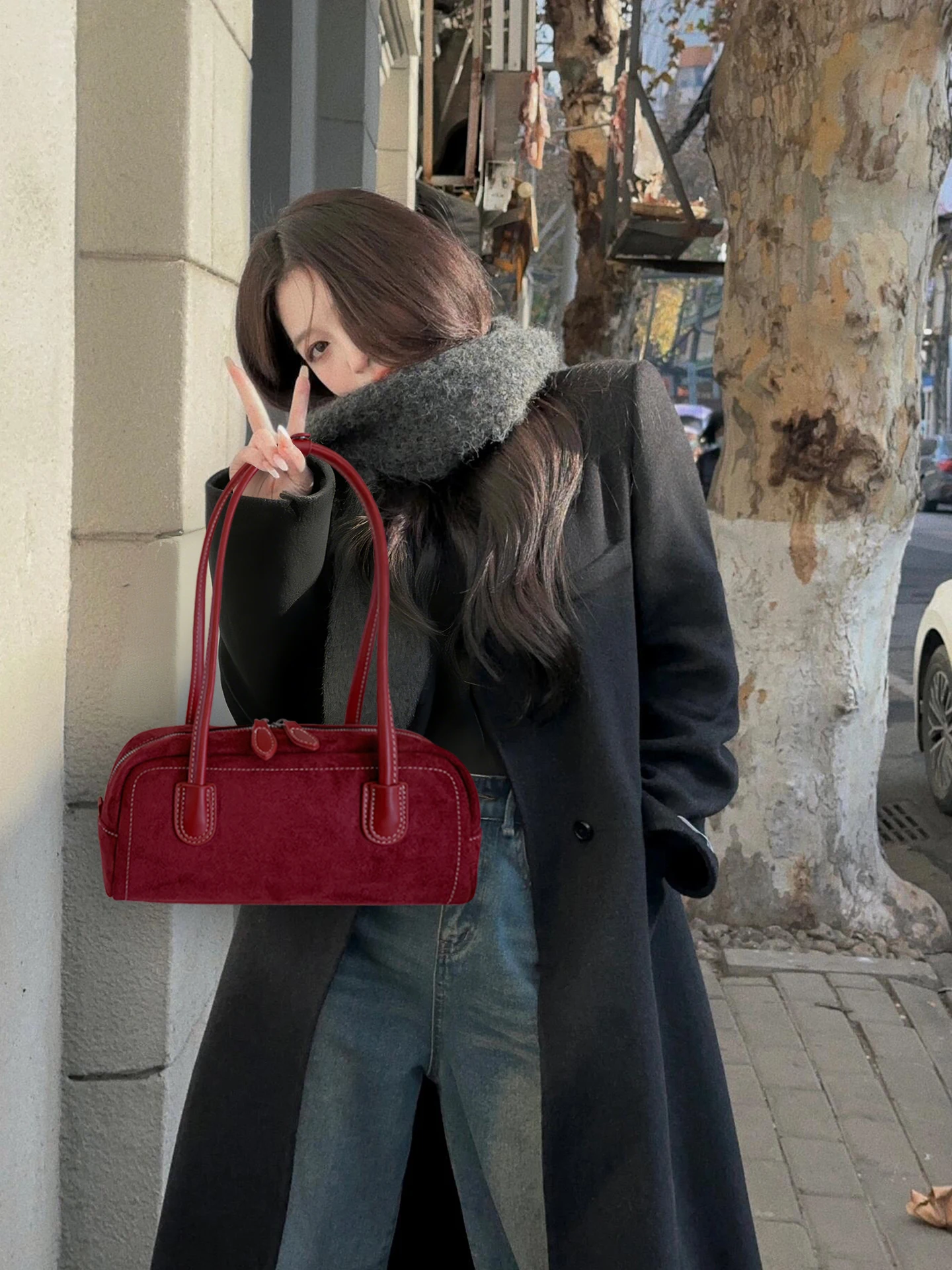 

Женская сумка Boston Sle через плечо, вместительная, для повседневного использования, класса люкс, новинка 2025 года, модная, из мягкой искусственной кожи