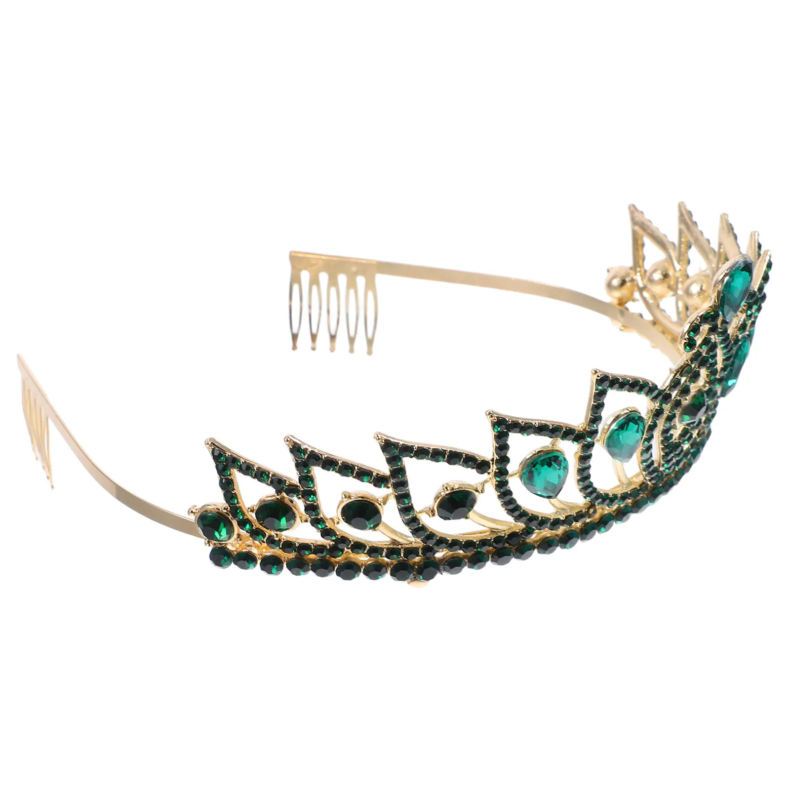 

Rhinestone Tiara Crown Bridal Headdress for Wedding Birthday Party Graduation Costume Dress Up Elegant Zinc Alloy Metal Crown