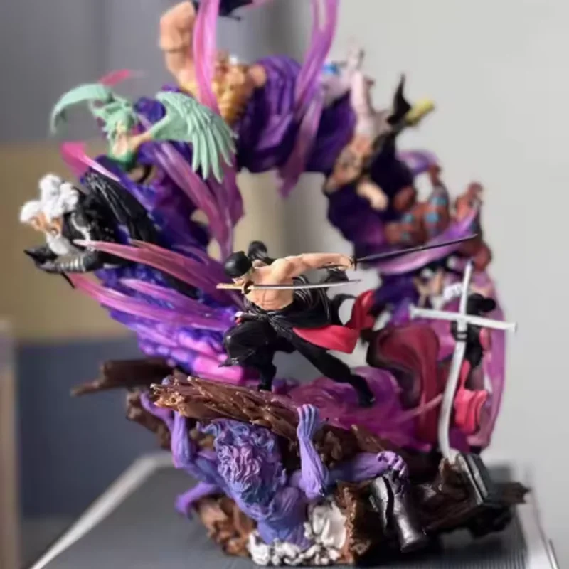 حار قطعة واحدة شخصيات كرتونية زورو Gk تمثال أونيغاشيما ملك الجحيم عمل الشكل بولي كلوريد الفينيل تمثال نموذج الديكور دمى هدايا #6