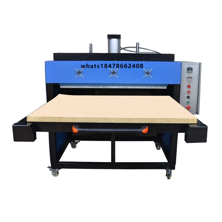 New Pneumatic Dual Station 7090cm Sublimation Heat Press Machine Large Format T-Shirt Textile Heat Transfer Equipment