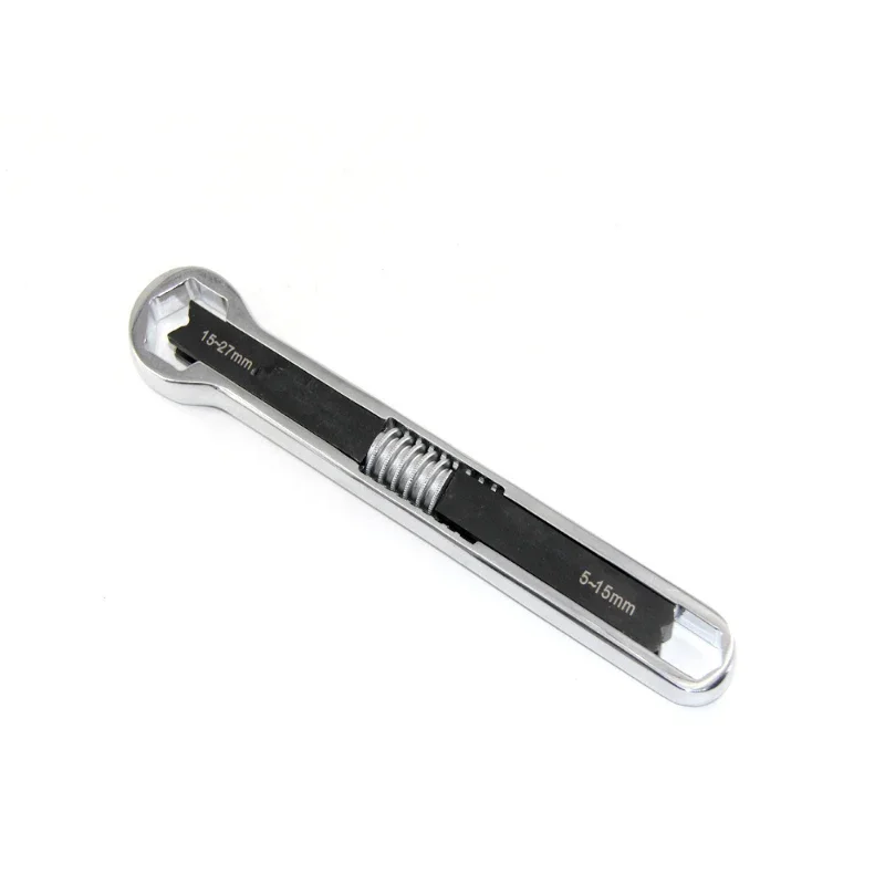 Imagem -05 - Chave Inglesa de Tamanho Ajustável Ferramentas Multifuncionais de Reparação Automática Móveis Flor de Ameixa Cabeça Dupla 27 mm