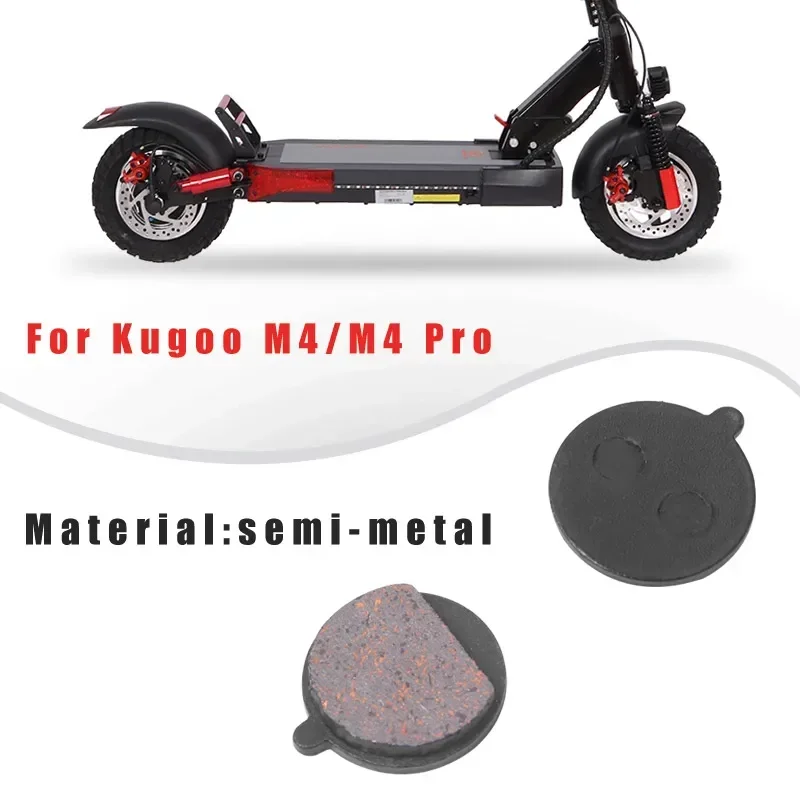 Pastillas de freno para patinete eléctrico KUGOO M4 PRO, pinza de freno plegable, piezas de repuesto de freno de disco, 1/2/6 pares