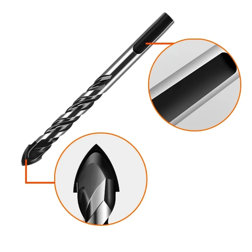 Conjunto de broca triangular de carboneto de tungstênio confiável para resultados consistentes e profissionais para vidro de concreto de telha cerâmica