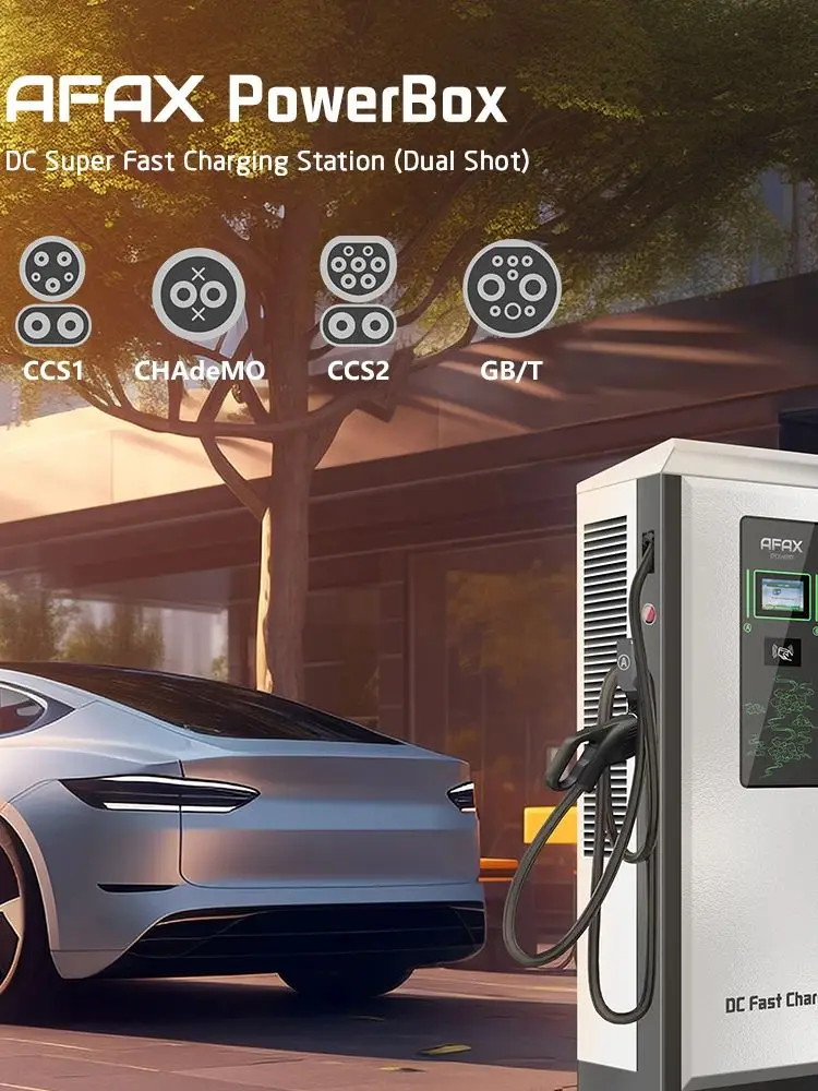 Hot sales Dual Connectors DC CSS2 Electric Car Battery Charger 90kW Fast EV Charging Station