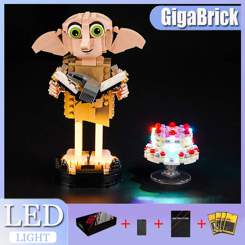 

Комплект светодиодных фонарей своими руками для LEGO 76421 Dobby the House Elf (только светодиодный светильник, без модели блоков)