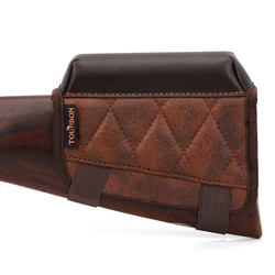 Tourbon Soporte de Mejilla para Rifle Caza, Correa PU Marrón Acolchada