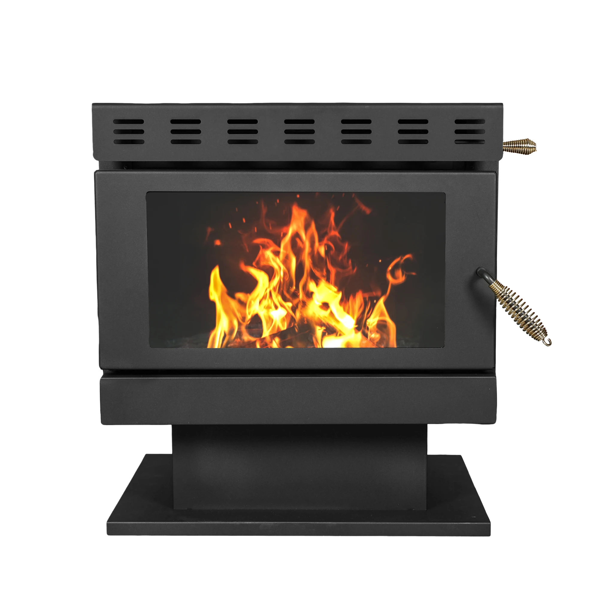 Factory Price 12KW  wood fireplace black wood burning stove heater wood stoveFor living room/apartment