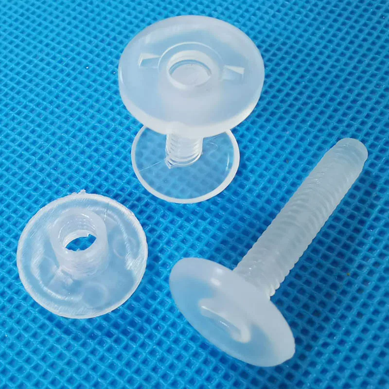 

100 комплектов, пластиковые заклепки для крепления гаек, винты, гофрированные заклепки для кнопок блокировки, скрученные вручную