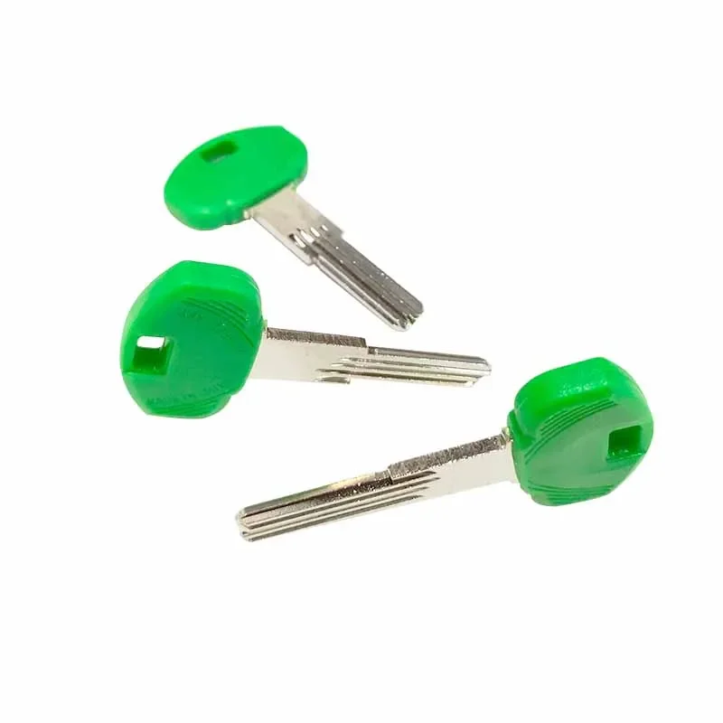 5/10/50/100 Pcs Blank Key Copper Plastic SECUREMME-K22 Green for Door Lock