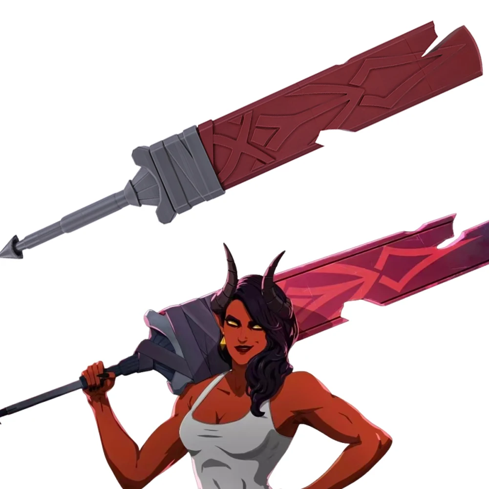Espada Malevola do Jogo Diablo: Acessório de Cosplay para Fantasia Feminina Adulta, Adereço para Festa de Halloween
