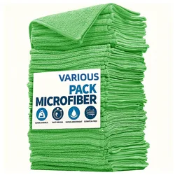 20PC Wholesale Reusable Drying Cleaning Wipe Household Kitchen Cloth Car Microfiber Towel Rolls Dish Rags Wash Towels Clean Tool