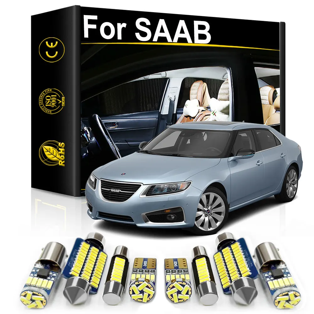 For Saab 93 95 9 3 5 9-3 9-5 1998 2000 2005 2008 2010 2011 Cabriolet Parts Accessories Canbus Car Interior LED Light Indoor Lamp